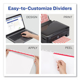 Avery Dennison Extra-Wide,White Dividers,8 Tab,PK8 11439