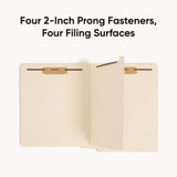 Smead Folder,Etb,Fastnr,Letter,Manila,PK50 34220