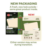 Avery Dennison Label,30Up,White,PK750 48266