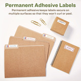 Avery Dennison Label,30Up,White,PK750 48266