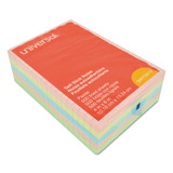 Universal One Pad,Self-Stik,4"X6",Lnd,Assrtd,PK5 UNV35616