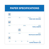 Hammermill Color Paper,8 1-2 x 11 in,20 lb,PK500 10338-2