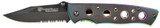 Smith & Wesson Folding Knife,Drop Point,2-3/4 In,Black CK113S
