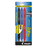 Pilot Pen,Erasable Ink,Assorted,PK3 31467