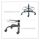 Alera Big and Tall Stool,Black MT4610