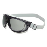 Honeywell Uvex Safety Goggle,Gray Lens,Fabric Strap S1651DF