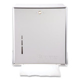 San Jamar Metal Front Cabinet Towel,Combo,Chrome T1905XC