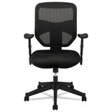 Hon Basyx Chair,Mesh,Hi-Back,Black VL531MM10