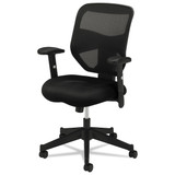 Hon Basyx Chair,Mesh,Hi-Back,Black VL531MM10
