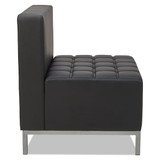 Alera Sofa,Armless,Sectional,Black QB8116