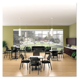 Alera Sofa,Armless,Sectional,Black QB8116