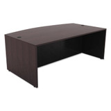 Alera Desk,Bow Front,71x41.25",Espresso VA227236ES