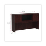 Alera Valencia Hutch With Doors,Mahogany VA286015MY