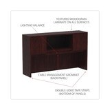 Alera Valencia Hutch With Doors,Mahogany VA286015MY