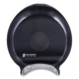 San Jamar Toilet Paper Dispenser,Single,9",Jumbo SAN R2000TBK