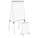 Universal Adjustable White Board Easel,29x41 UNV43033