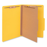 Universal Classification Folder,Legal,Yellow,PK10 UNV10214