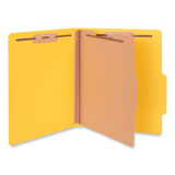 Universal Classification Folder,Letter,Yellow,PK10 UNV10204