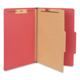Universal Classification Folder,Lgal,4Sec,Red,PK10 UNV10213