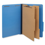 Universal Classification Folder,Legal,6S,Blue,PK10 UNV10311