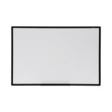 Universal One Dry Erase Board,Melamine,36x24,Blk UNV43628
