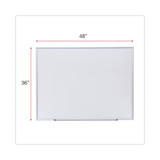 Universal One Dry Erase Board,Melamine,48x36 UNV44636