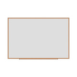 Universal One Dry-Erase Board,Melamine,72x48,Wht UNV43621