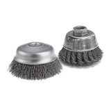 Cgw Abrasives Cup Brush,Carbon,5/8-11In AH,2-3/4In 60060