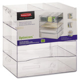 Rubbermaid Optimizers 4-Way Organizer w/Drawers,Pla 94600ROS