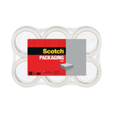 Scotch Packaging Tape,Lightweight,PK6 3350-6