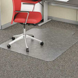 Alera Stud Chair Mat,Carpet,36"x48",Lip,Clear ALEMAT3648CFPL