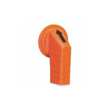 Schneider Electric Switch Knob,Extended Lever,Orange,30mm 9001S25