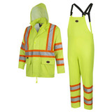 Pioneer Safety Rain Suit,Hi-Vis Orange,2XL V1080160U-2XL