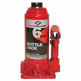 American Forge & Foundry Bottle Jack,6 ton,Max Lift 16" H 3506