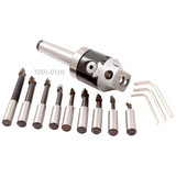 Hhip Boring Tool Set 2" Head 3Mt Shank/1/2" 1001-0105