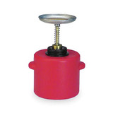 Eagle Mfg Plunger Can,1/2 Gal.,Polyethylene,Red P712
