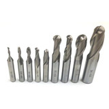 Hhip Ball Nose End Mill Set 2Flute 9pcs 8001-0009