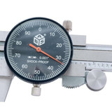 Hhip Economy Dial Caliper,w/Black Face 6" 4100-0201