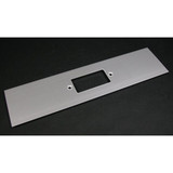 Wiremold Open Cover Plate,Gray,Aluminum ALA-G