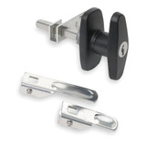 Sim Supply Cam Latch,Keyed,Black Powder Coated 1XNZ4