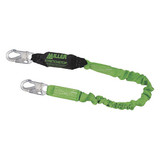 Honeywell Miller Shock-Absorbing Lanyard,Green,5 ft. L 922TWRS-Z7/4FTGKC