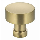 Omnia Diameter Round Cabinet Knob Satin Brass 9035/32.4