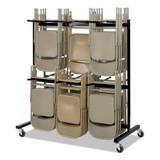 Safco Two-Tier Chair Cart 4199BL