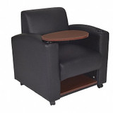 Regency Arm Chair,Black,Breathable Vinyl,250 lb. 7701JVBK