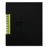 Oxford Notebook,Dw,Hdcs,8"X5",Black 56897
