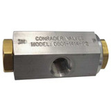 Conrader Discharge Valve,1/4" NPT,250 PSI,1.5 cfm DBD1-1414