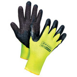 Honeywell Coated Gloves,M,Black/Yellow,PR 400-M