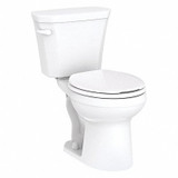 Gerber Toilet Bowl,Round,Gravity Fed,Whites  VP-31-552