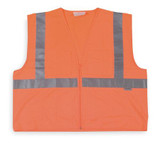 Condor High Visibility Vest,Class 2,M,Orange 1YAG4