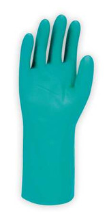 Honeywell North Chemical Resistant Glove,15 mil,Sz 9,PR LA132G/9
